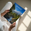 Keswick #3 Travel Poster - A4 print held in hand
