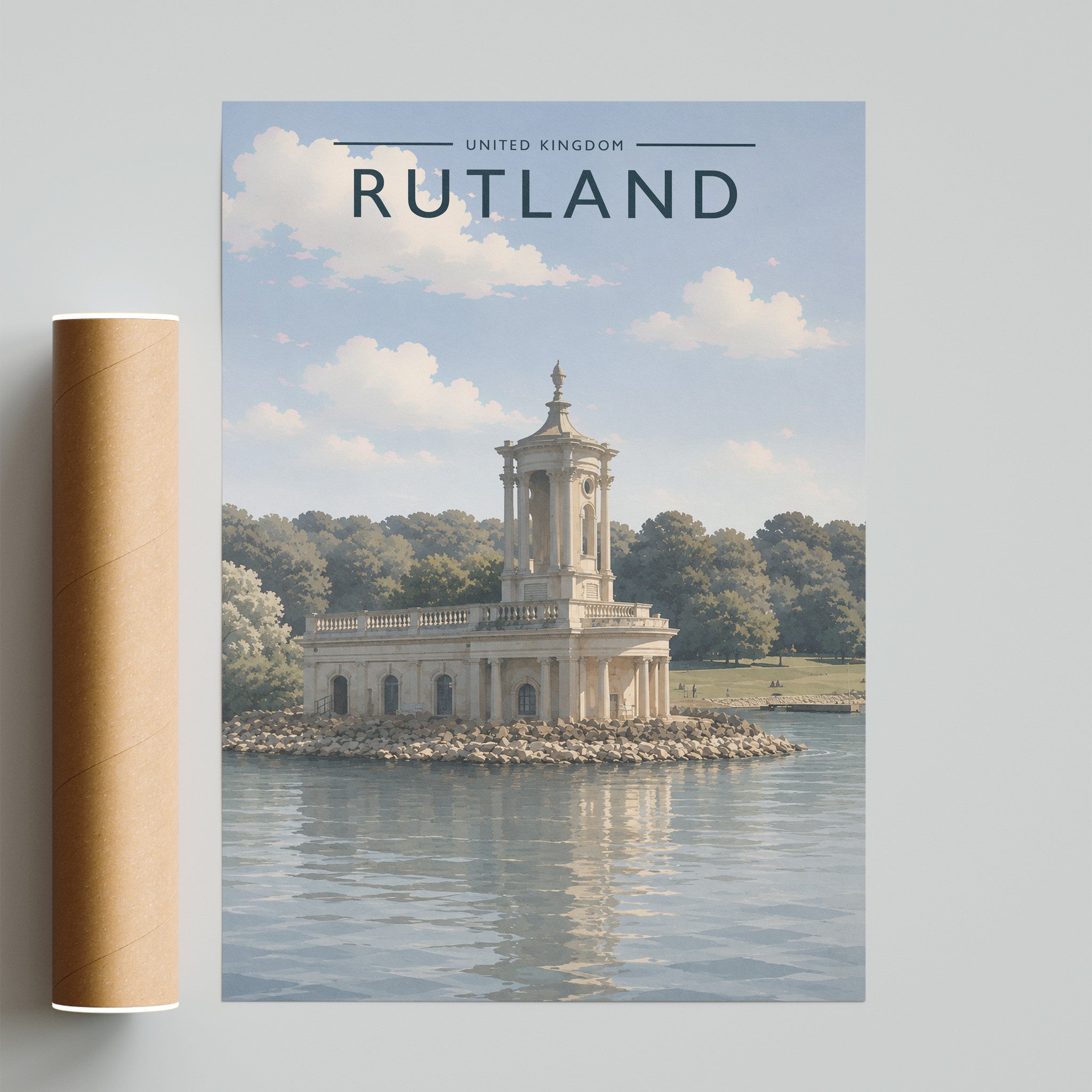 Rutland #3 Travel Poster - fine art print with shipping tube