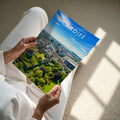 Cardiff #2 Travel Poster - A4 print held in hand