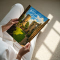 Bothwell Castle Travel Poster - A4 print held in hand