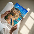 Alicante #4 Travel Poster - A4 print held in hand
