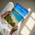 Cabo Roig Travel Poster - A4 print held in hand