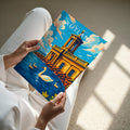 Rutland Travel Poster - A4 print held in hand