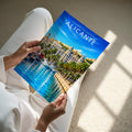 Alicante #5 Travel Poster - A4 print held in hand