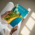 Angola Travel Poster - A4 print held in hand