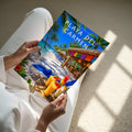 Playa del Carmen Travel Poster - A4 print held in hand