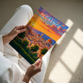 Florence Travel Poster - A4 print held in hand