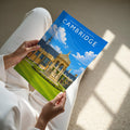 Cambridge #2 Travel Poster - A4 print held in hand