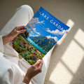 Lake Garda #4 Travel Poster - A4 print held in hand