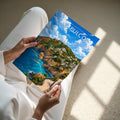 Acapulco Travel Poster - A4 print held in hand