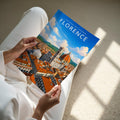 Florence #2 Travel Poster - A4 print held in hand
