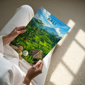 Bali Travel Poster - A4 print held in hand