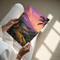 Bali #2 Travel Poster - A4 print held in hand