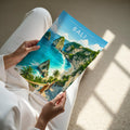 Bali #3 Travel Poster - A4 print held in hand