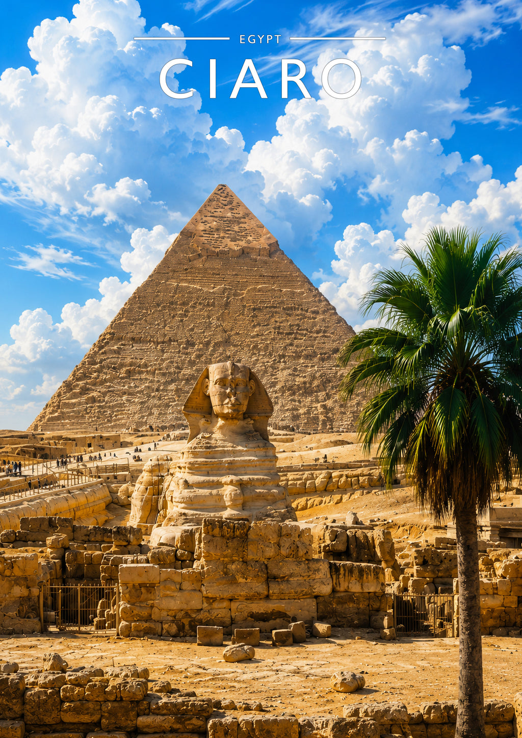 Cairo #2 Travel Poster - A4 travel poster print