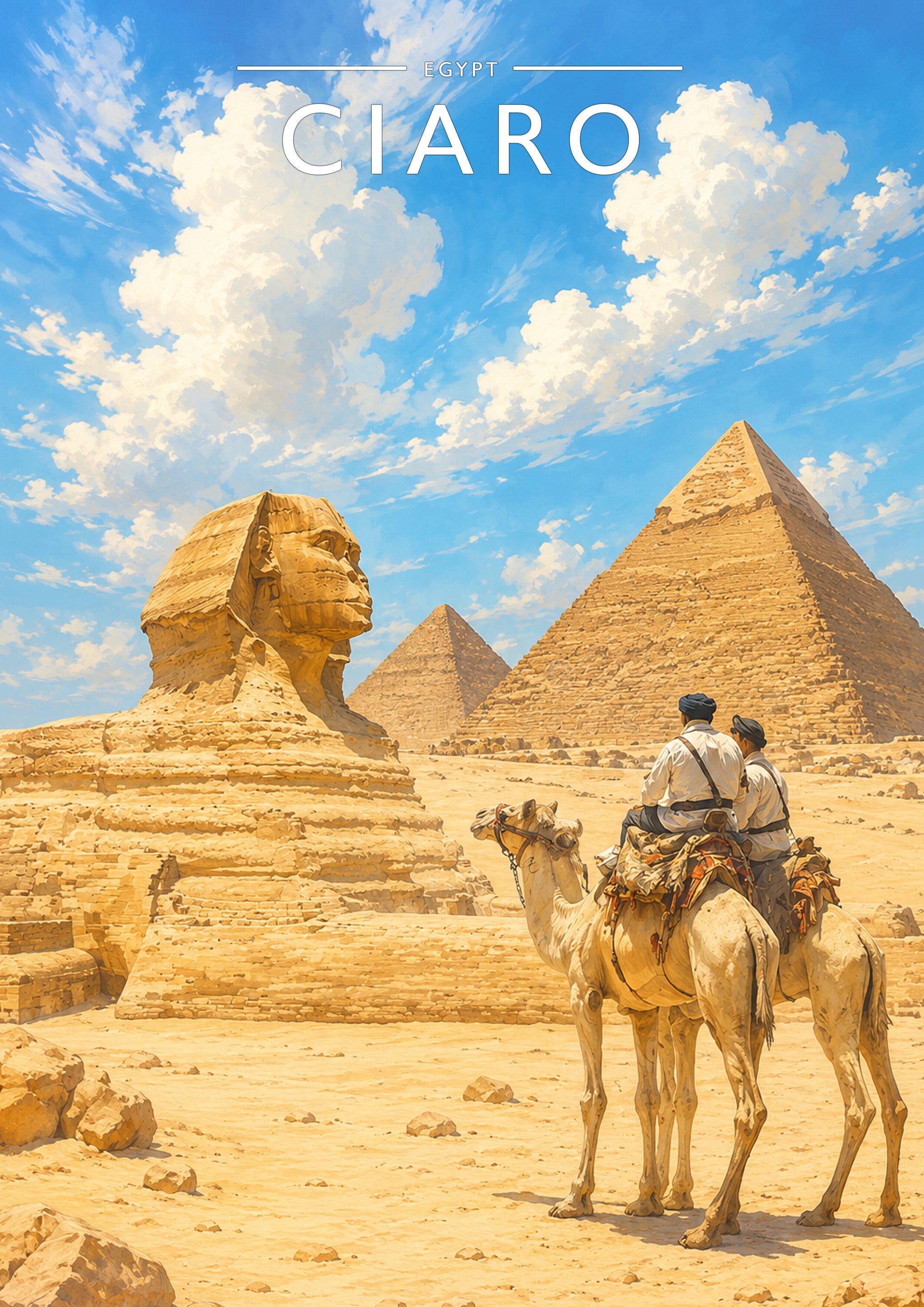 Cairo #3 Travel Poster - A4 travel poster print