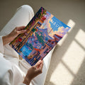 Istanbul Travel Poster - A4 print held in hand