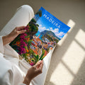 Madeira Travel Poster - A4 print held in hand