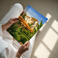 Marbella #3 Travel Poster - A4 print held in hand