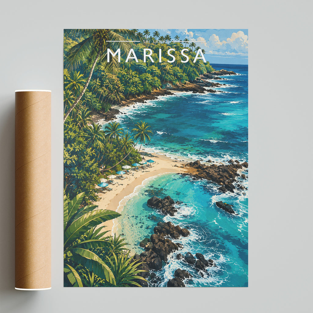 Marissa Travel Poster - fine art print with shipping tube