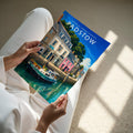 Padstow #2 Travel Poster - A4 print held in hand