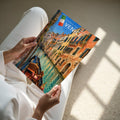Venice #2 Travel Poster - A4 print held in hand