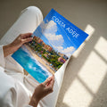 Costa Adeje #4 Travel Poster - A4 print held in hand