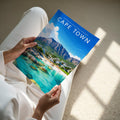 Cape Town #3 Travel Poster - A4 print held in hand