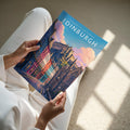 Edinburgh #3 Travel Poster - A4 print held in hand