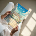 Berlin #2 Travel Poster - A4 print held in hand