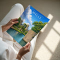 Wells #2 Travel Poster - A4 print held in hand