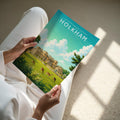 Holkham #3 Travel Poster - A4 print held in hand