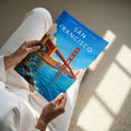 San Francisco #2 Travel Poster - A4 print held in hand
