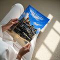 Cheshire #2 Travel Poster - A4 print held in hand