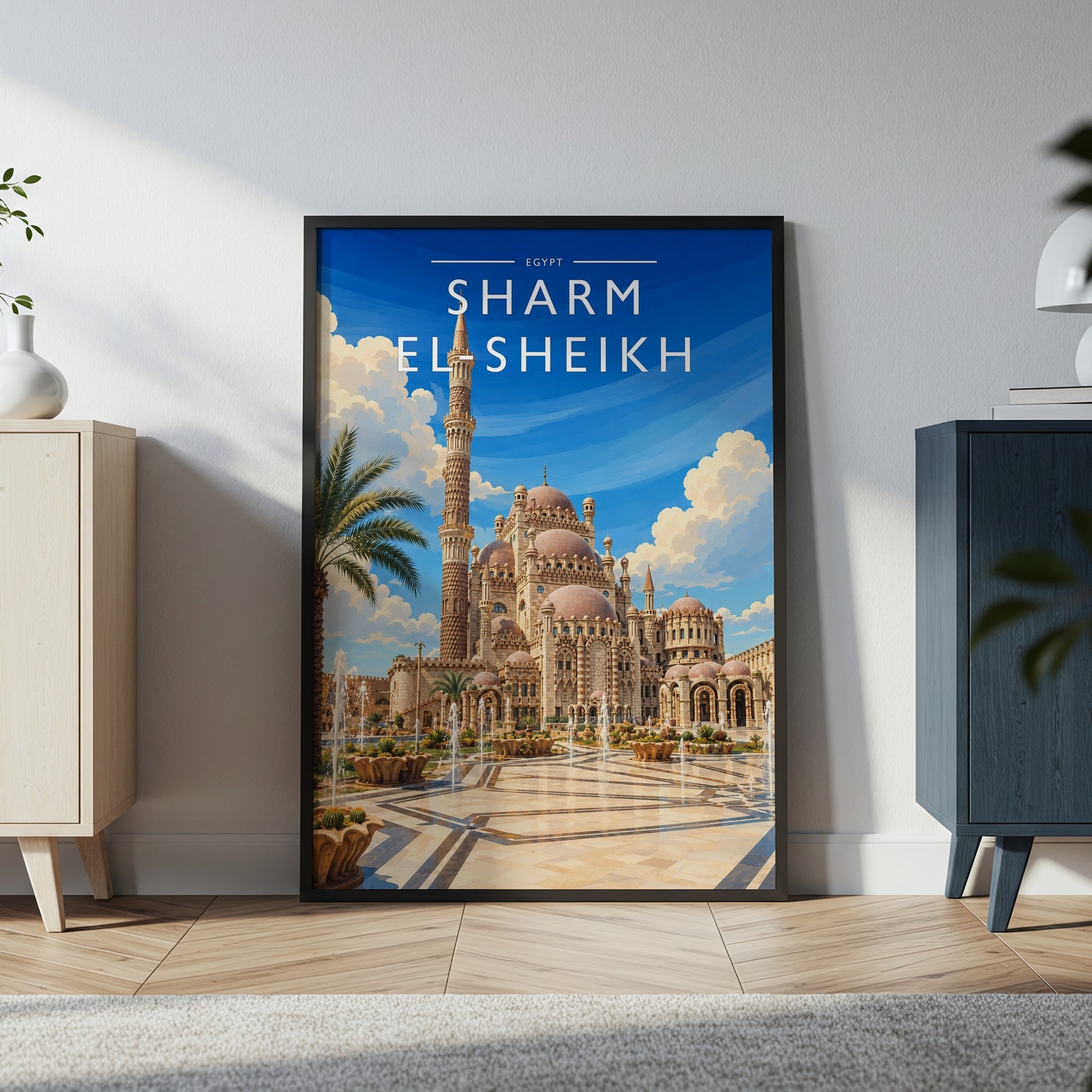 Sharm El-Sheikh #2 Travel Poster in a black frame