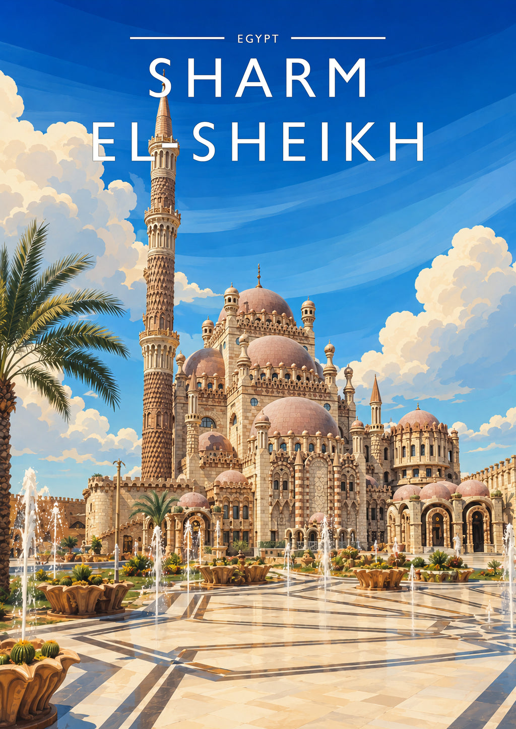 Sharm El-Sheikh #2 Travel Poster - A4 travel poster print