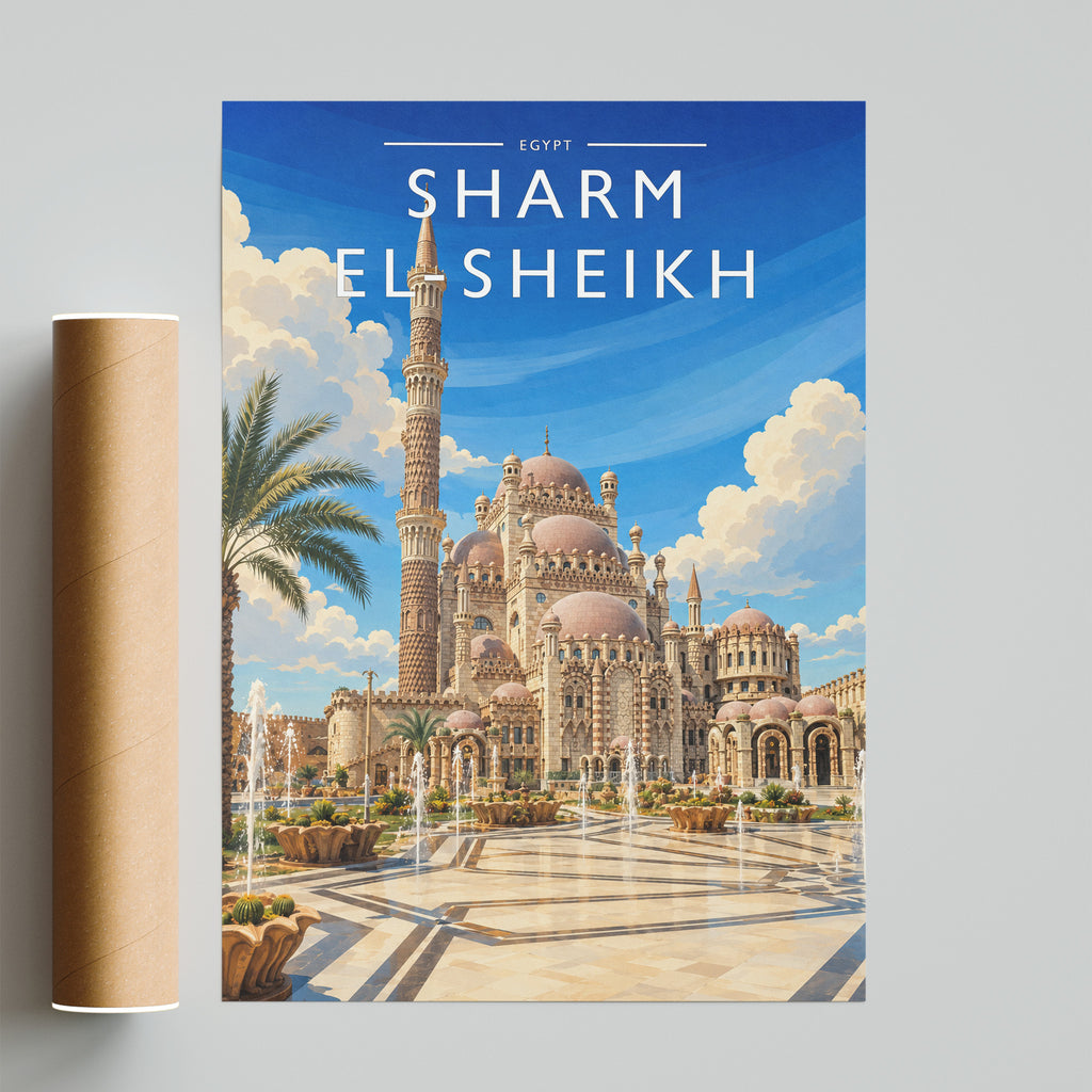 Sharm El-Sheikh #2 Travel Poster - fine art print with shipping tube