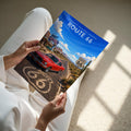 Route 66 Travel Poster - A4 print held in hand