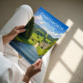 Chatsworth House #2 Travel Poster - A4 print held in hand