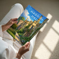 Haddon Hall #2 Travel Poster - A4 print held in hand