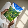 Monsal Travel Poster - A4 print held in hand