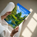 Tatton Park Travel Poster - A4 print held in hand