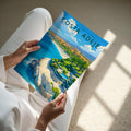 Costa Adeje #2 Travel Poster - A4 print held in hand
