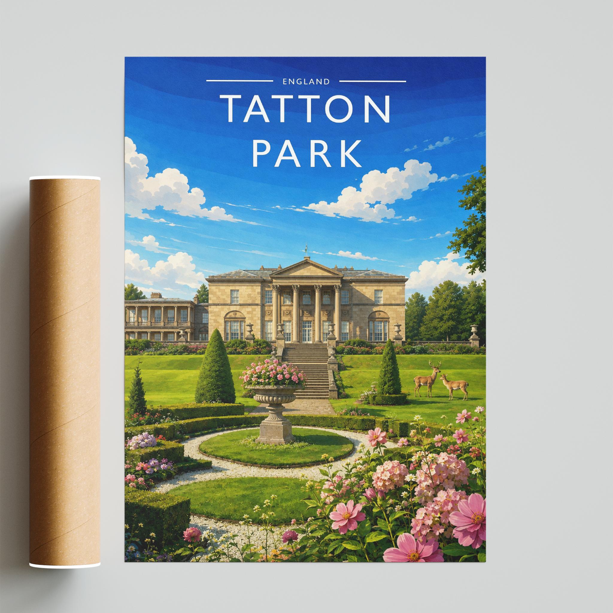 Tatton Park #4 Travel Poster - fine art print with shipping tube