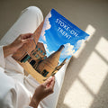 Stoke-on-Trent Travel Poster - A4 print held in hand
