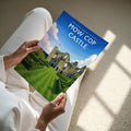 Mow Cop Castle Travel Poster - A4 print held in hand