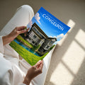Congleton Travel Poster - A4 print held in hand