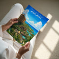Aulani Travel Poster - A4 print held in hand