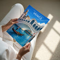 Venice #4 Travel Poster - A4 print held in hand