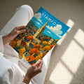 Stamford #4 Travel Poster - A4 print held in hand
